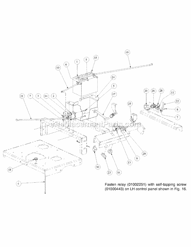 Electrical Assembly Kawasaki Diagram and Parts List for M60-KW 53BB5D8X750 Cub Cadet Sprayer